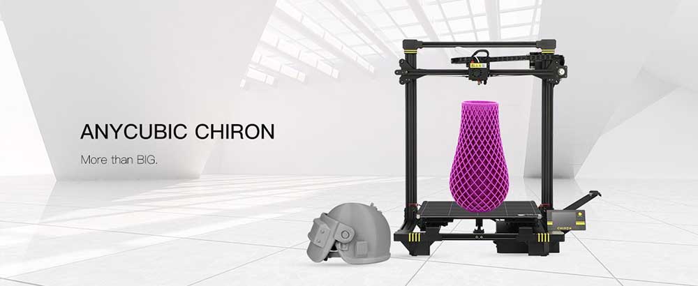 Anycubic Chiron 3D Printer 400x400x450mm Build Volume with Auto Levelling and Ultrabase Heatbed