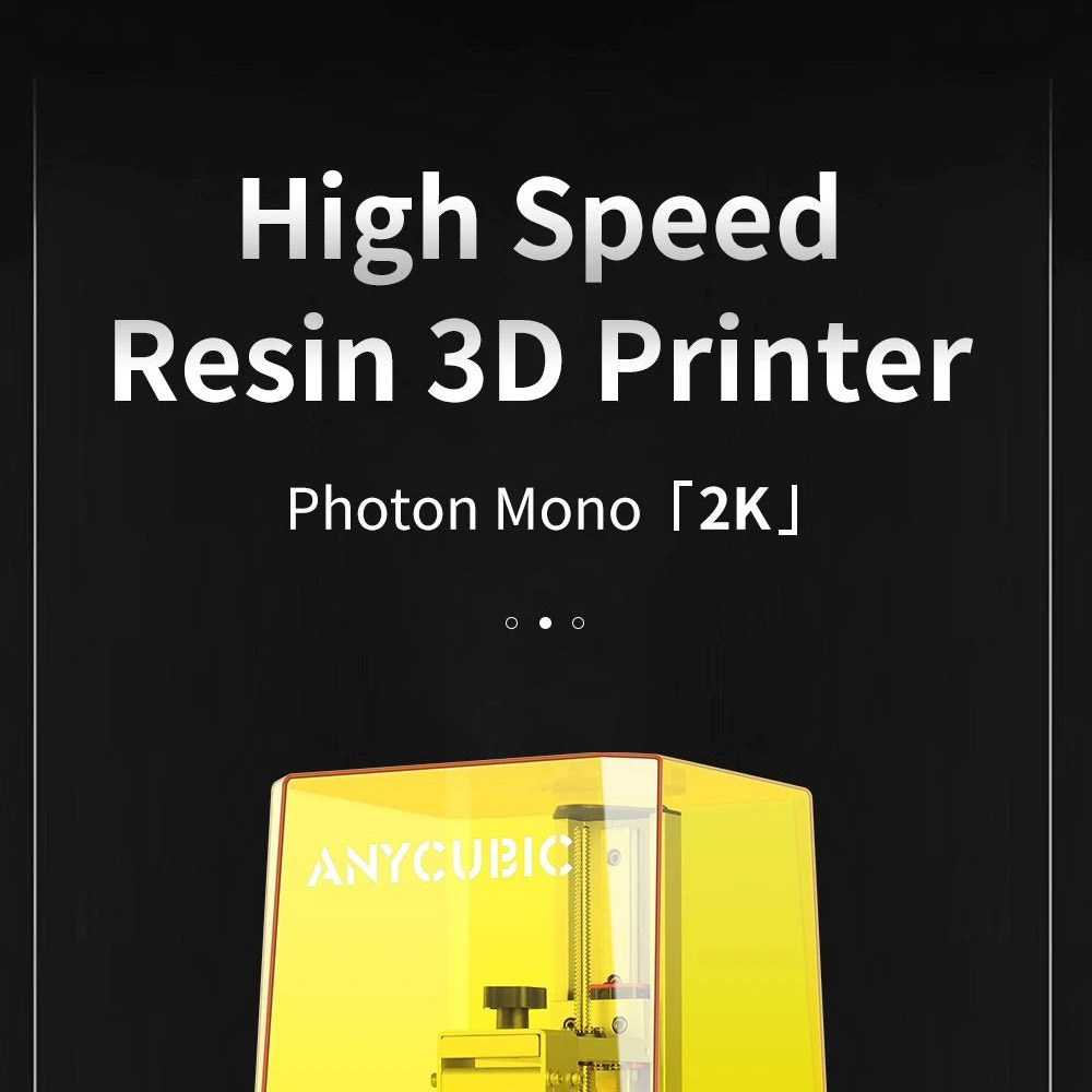 Anycubic Photon Mono 3D Printer 130x80x165mm Fast Printing UV Photocuring Resin 2K Monochrome LCD Screen