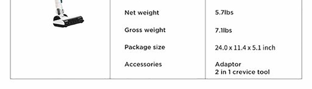 Eureka BR5 Handheld Cordless Vacuum Cleaner Portable 18000Pa 85AW Suction Power 250W Removable Battery One Button Empty LED Headlight 2000mAh Battery -