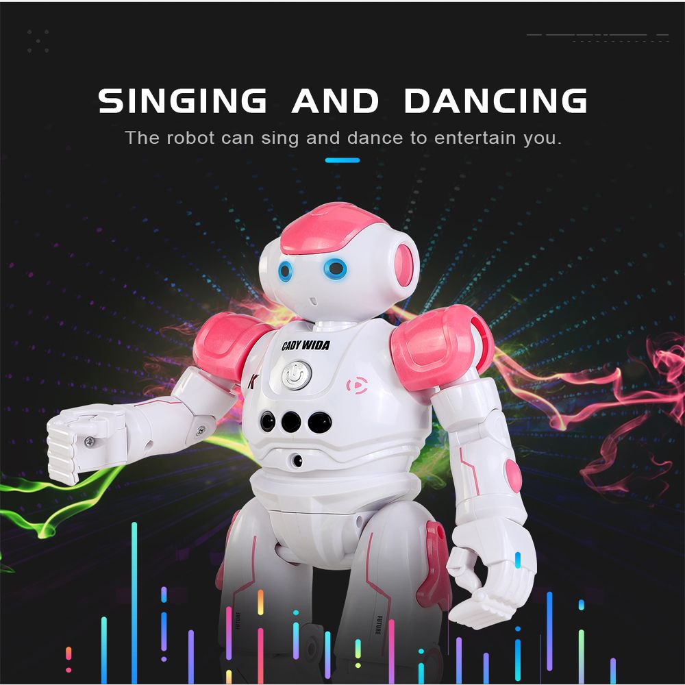 JJRC R2S RC Robot Telecomando Programmazione intellettuale Gesto Induzione Danza - Blu