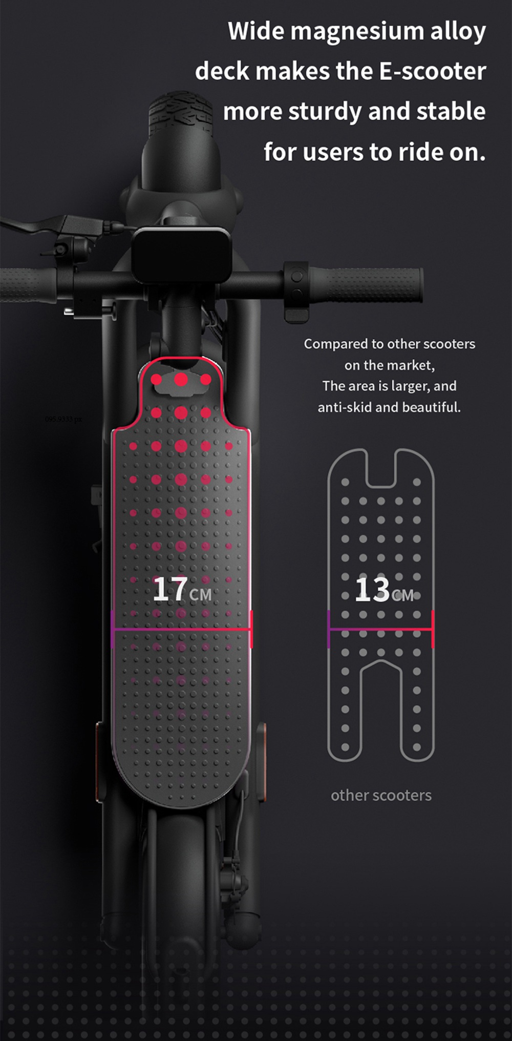 NAVEE N65 Portable Folding Electric Scooter 500W Motor Max Speed ​​25km/h 48V 12.5Ah Battery 10-inch Tires 65KM Max Range Disc & Electric Brake IPX4 Waterproof Bluetooth APP - Black