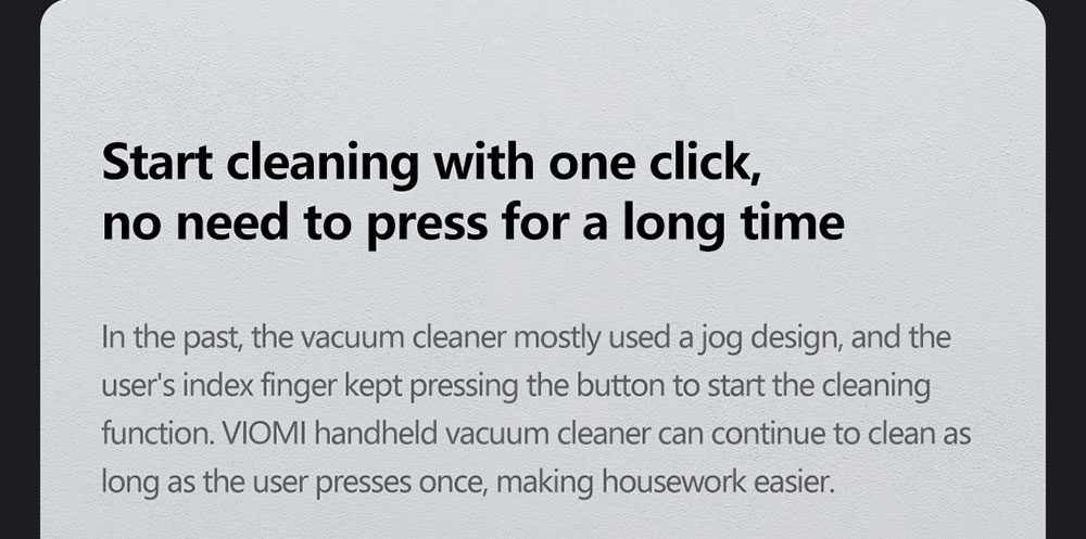 VIOMI A9 Cordless Handheld Vacuum Cleaner 120AW 23000Pa Strong Suction 400W Brushless DC Motor Removable Battery Removable Battery 60 Mins Runtime 4-Brush Heads LED Light EU Version - Black