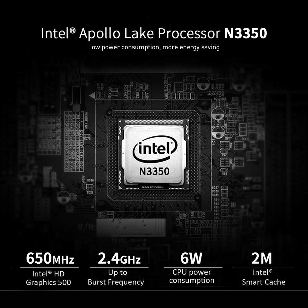 Beelink T4 PRO Intel Apollo Lake N3350 4GB RAM 64GB eMMC Windows 10 Mini PC 2.4G + 5G WiFi Bluetooth Gigabit LAN USB3.0