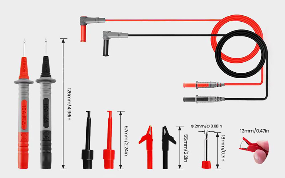 KAIWEETS KET012 Electrician Test Leads Kit