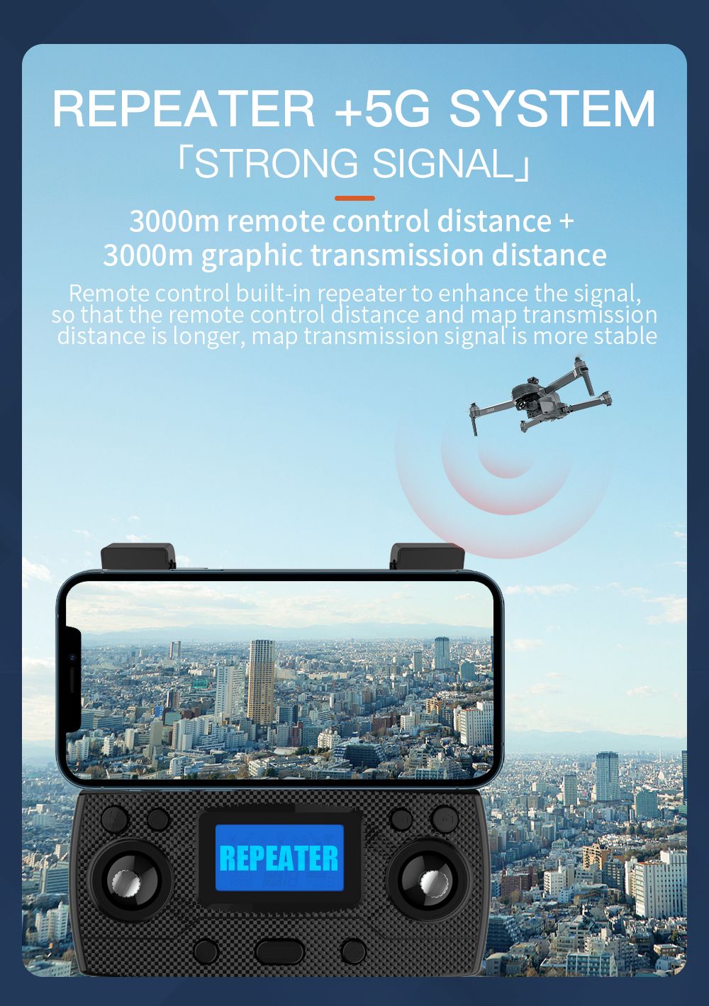 ZLL SG908 MAX 4K 5G WIFI 3KM FPV GPS 3 Eksenli Mekanik Gimbal 360 Derece Engelden Kaçınma Fırçasız RC Drone - Bir Pil