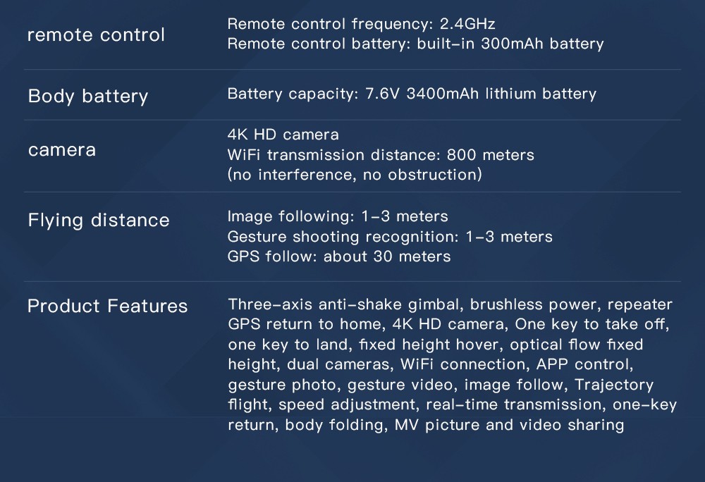 ZLL SG908 Pro 4K 5G WIFI FPV GPS 3-Axis Gimbal 360 درجة تجنب عقبة RC بدون طيار RTF - ثلاث بطاريات