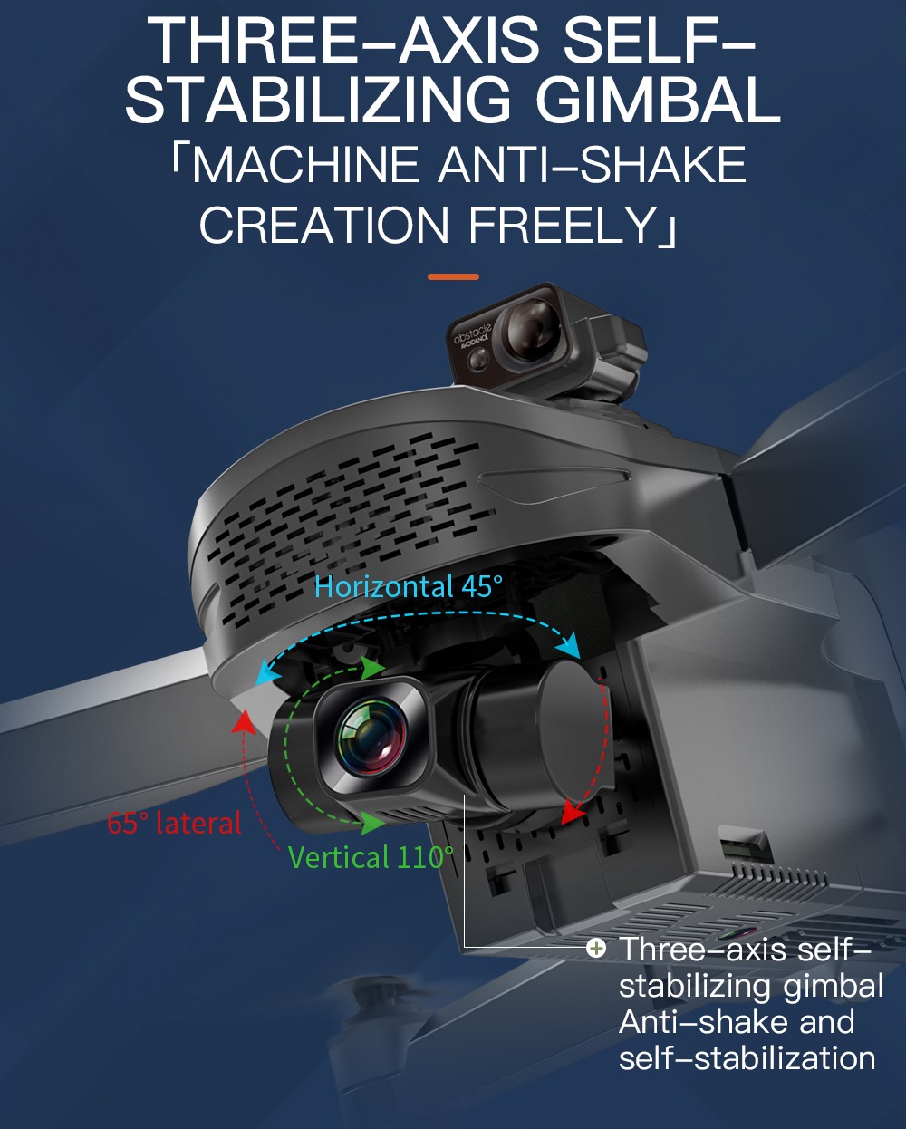 ZLL SG908 Pro 4K 5G WIFI FPV GPS 3-Axis Gimbal 360 Degree Obstacle Avoidance Brushless RC Drone RTF - Three Batteries