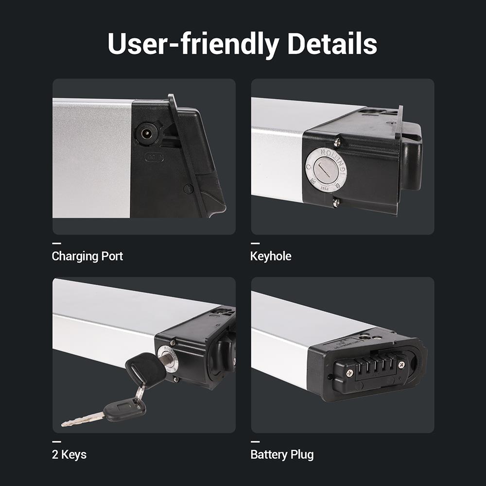 36V 10.4Ah Removable Battery For ELEGLIDE F1 Electric Bike