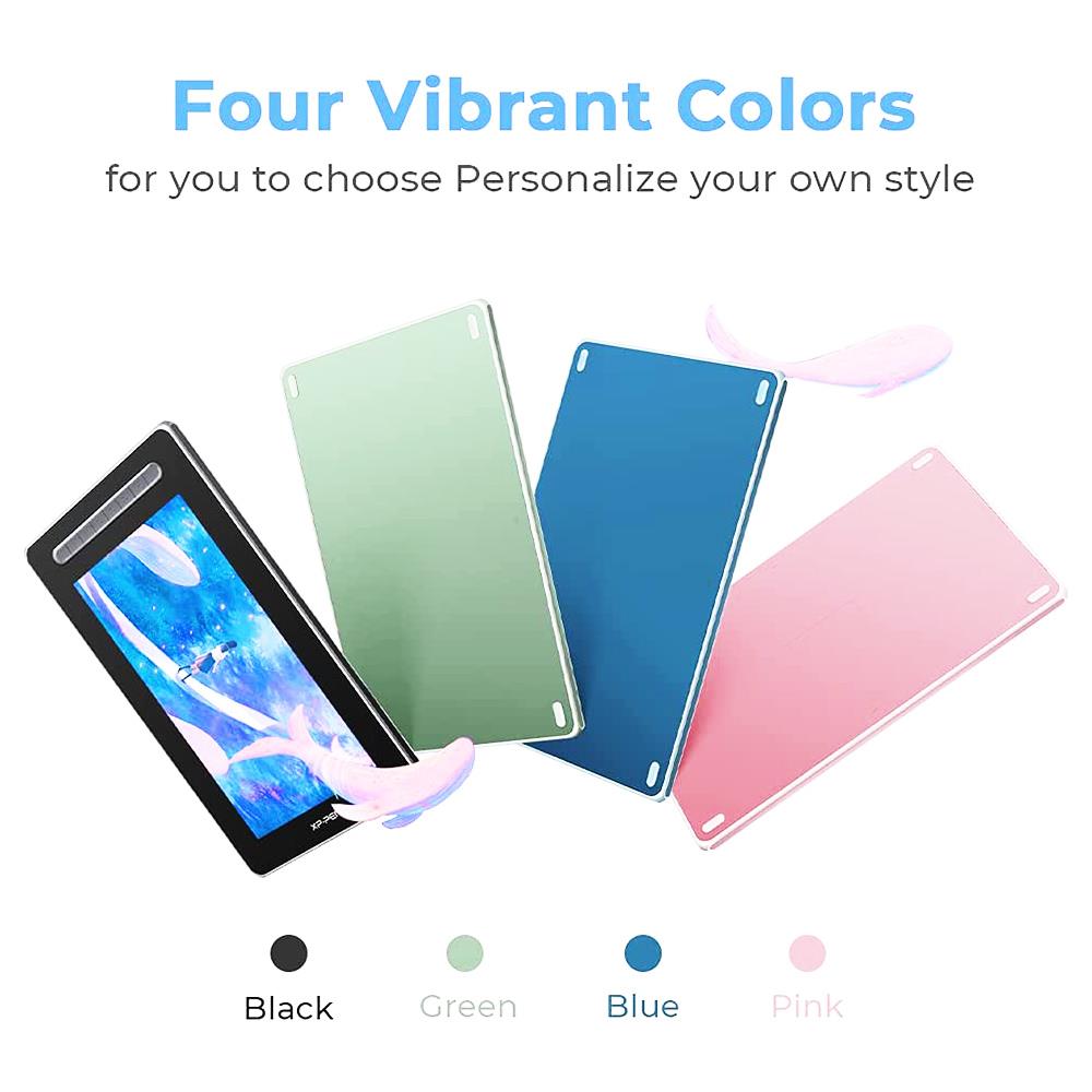 XP-PEN Artist 12 2nd Generation Graphic Tablet with 13.6 x 8.2 Inch 127% sRGB Display, 8192 Level Stylus Pen, for Drawing, Design, Editing, Compatible with Windows, Mac, Chrome OS, Linux, Android - Green