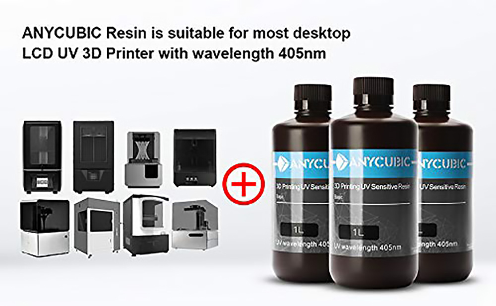 3D Printer Resin 405nm UV Plant-Based Rapid Resin High Precision and Quick Curing 1kg - Skin Color