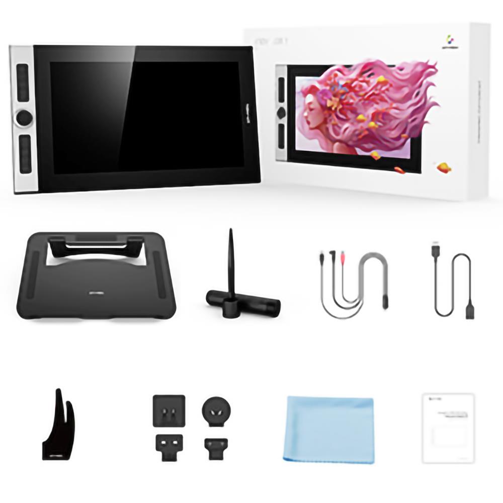 XP-PEN Innovator 16 Graphic Tablet with 15.6 Inch 1920 x 1080 IPS Display, 8192 Level Stylus Pen, for Drawing, Design, Editing, Compatible with Windows, Mac, Chrome OS - Black