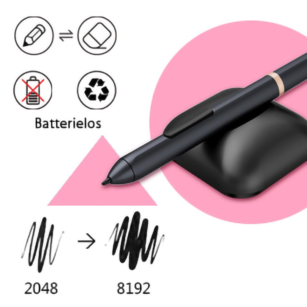 XP-PEN Artist 15.6 Graphic Tablet with 1080p IPS Display, 8192 Level Stylus Pen, for Drawing, Design, Editing, Compatible with Windows, Mac, Android - Black