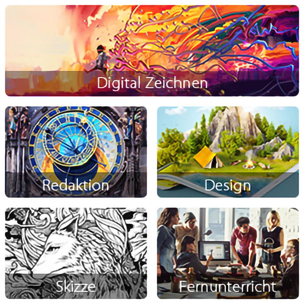 XP-PEN Artist 15.6 Graphic Tablet with 1080p IPS Display, 8192 Level Stylus Pen, for Drawing, Design, Editing, Compatible with Windows, Mac, Android - Black