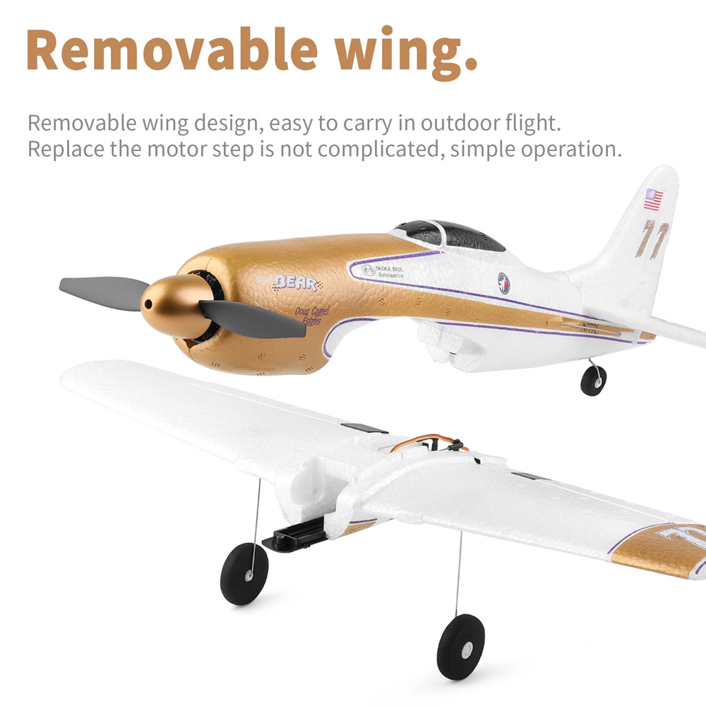 XK A260 F8F RC Airplane 384mm Wingspan 2.4G 4CH 3D/6G System RTF