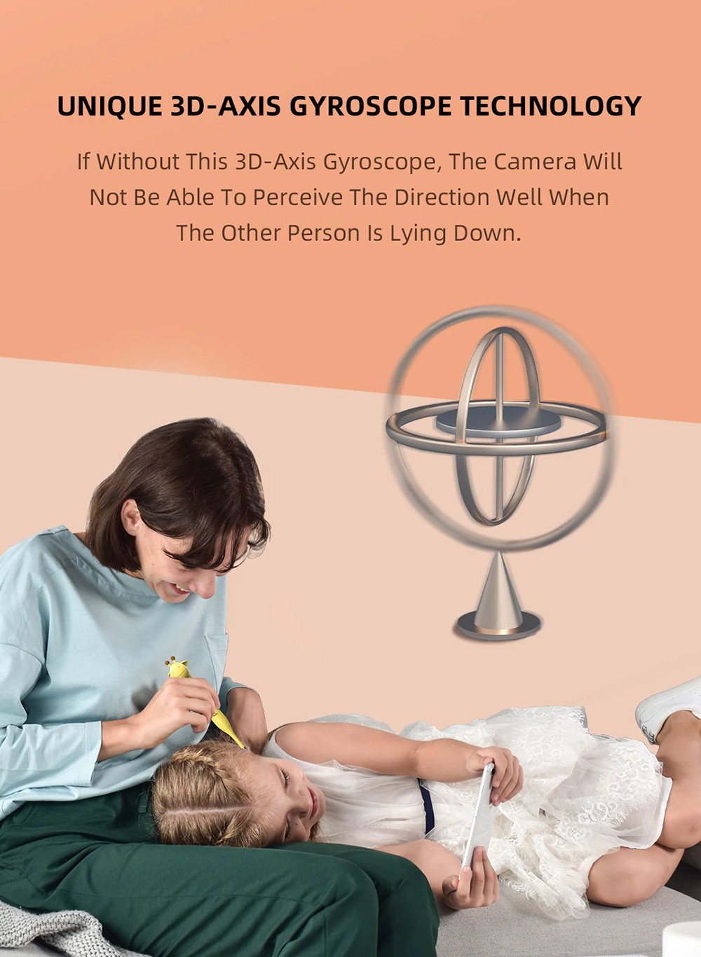 Bebird D3 Pro Ear Cleaner Wireless Wax Removal Cleaning Tool 8 Mega Otoscope IP65 Waterproof Child Endoscope Health Care