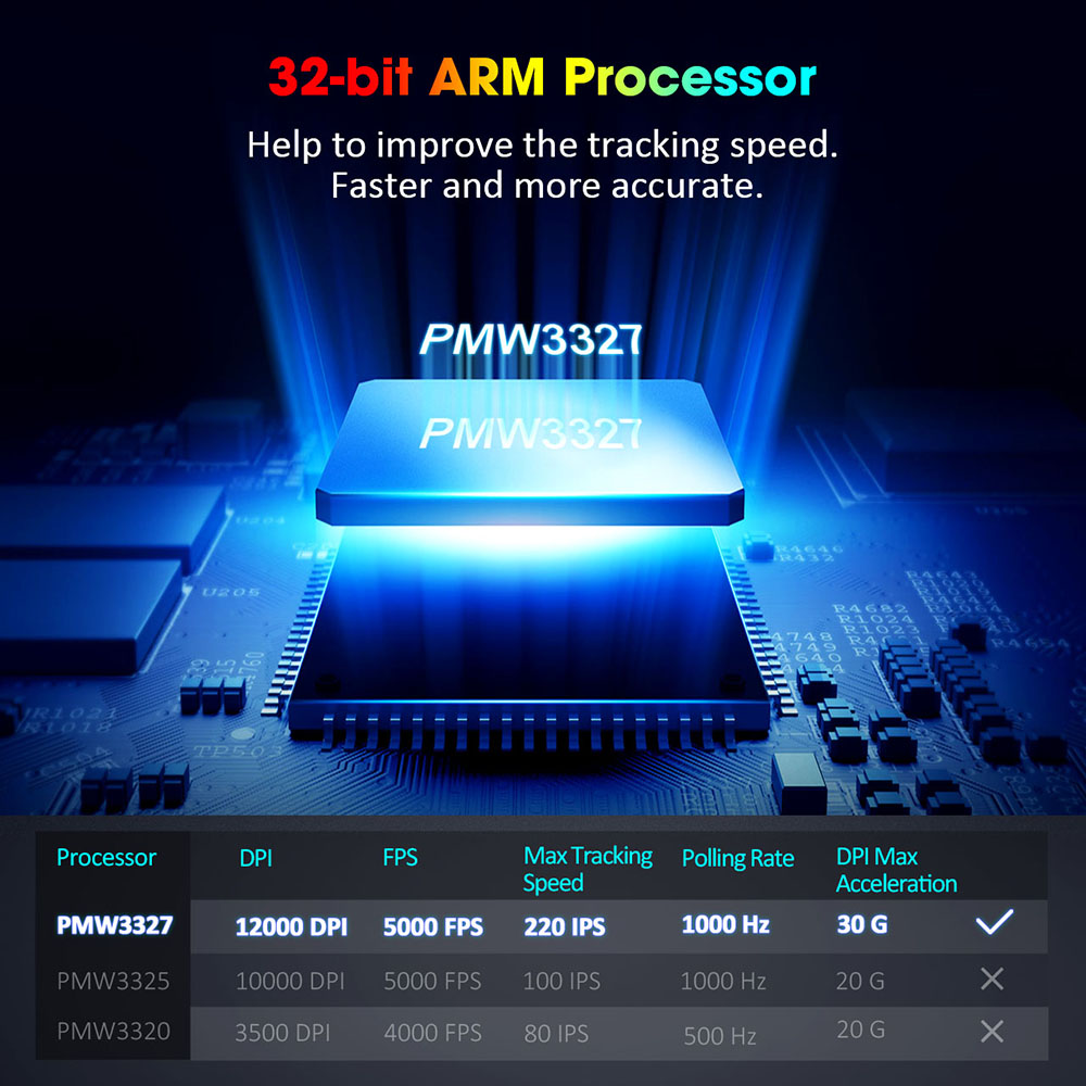 Gaming Mouse Wired 257A 10 Programmable Buttons RGB Gaming Mice with Fire Button and Sniper Button