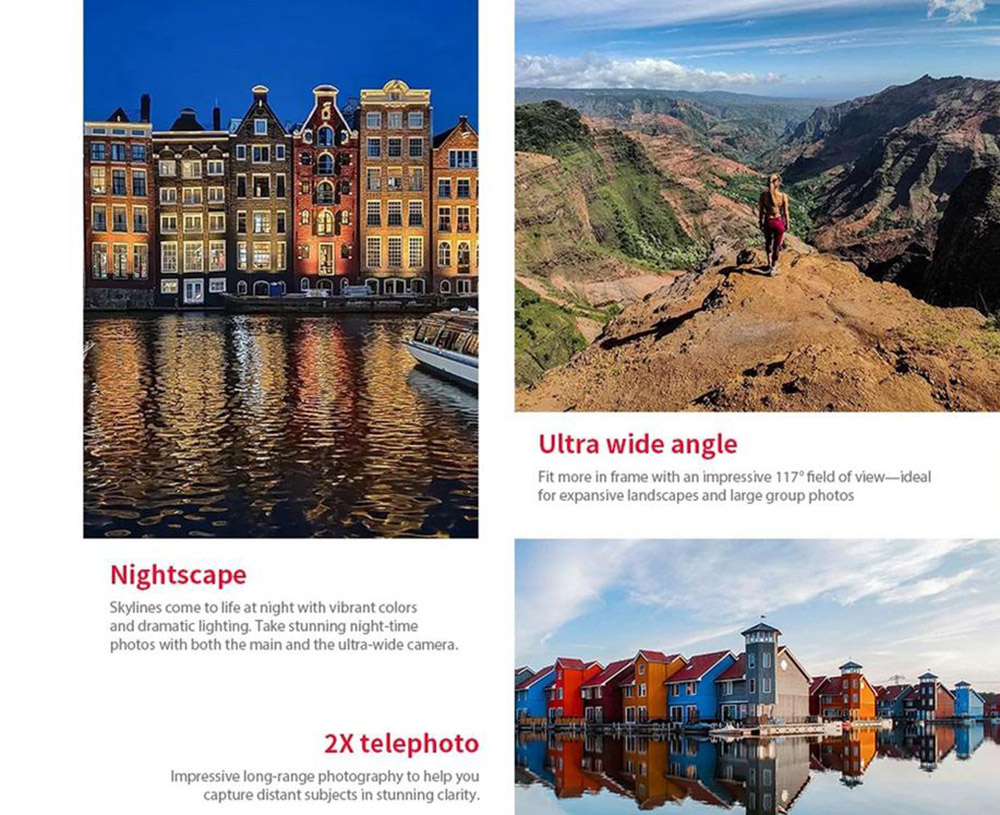 OnePlus 7T Global Version 4G LTE Smartphone 6.55" FHD+ Screen Qualcomm Snapdragon 855 Plus 8GB RAM 128GB ROM Android 10.0 Triple Rear Cameras - Silver