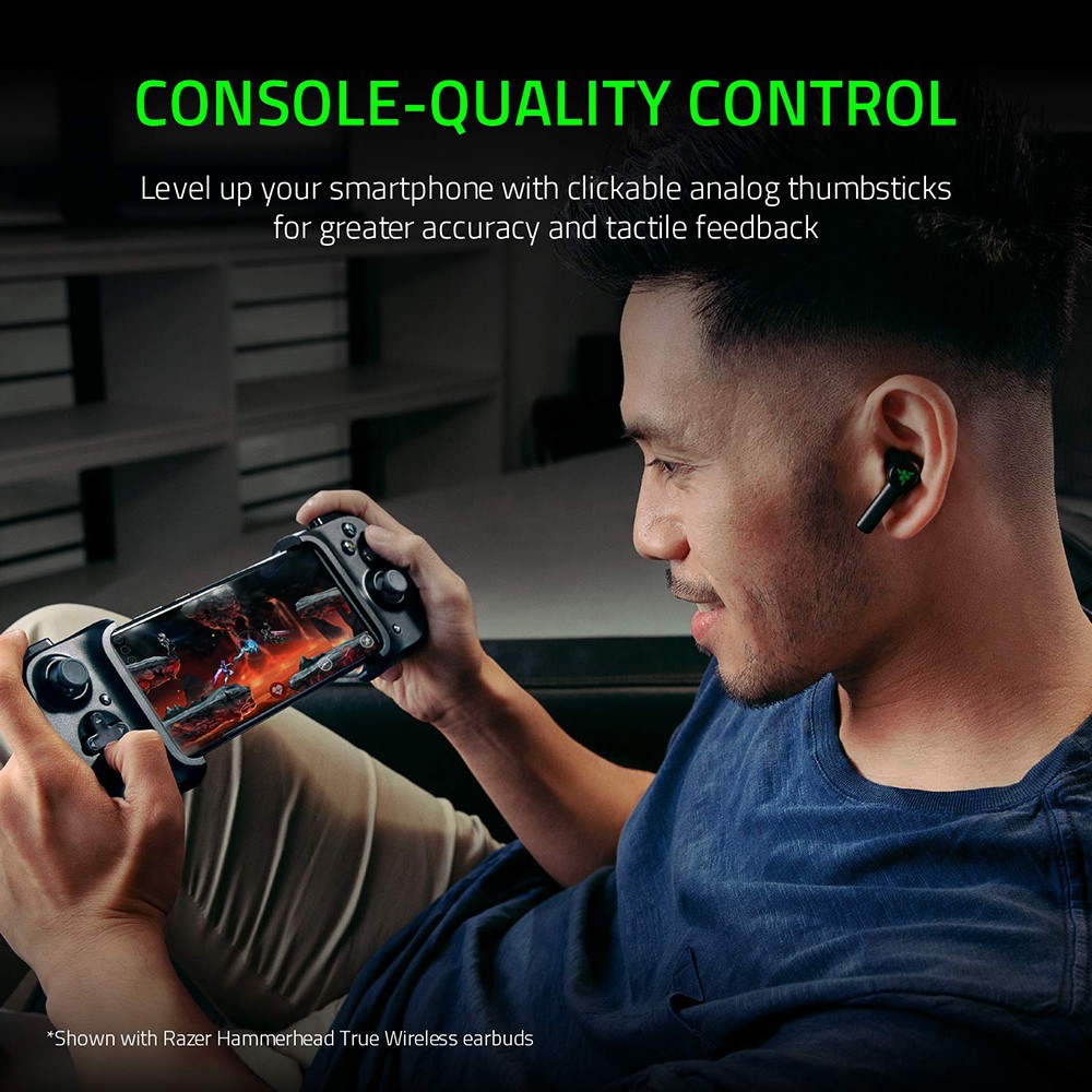 Razer Kishi Universal Gaming Controller voor Android (Apple Arcade, Luna, Google Stadia MFi-gecertificeerd)