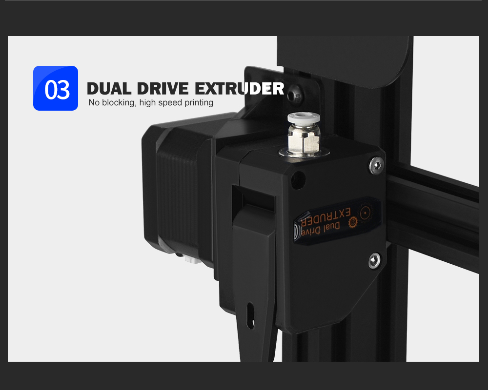 Twotrees Sappheiros Plus Core XY 3D-Drucker Vollmetallgehäuse/Doppelte Linearführung/Dual Drive Extruder 300x300x350mm