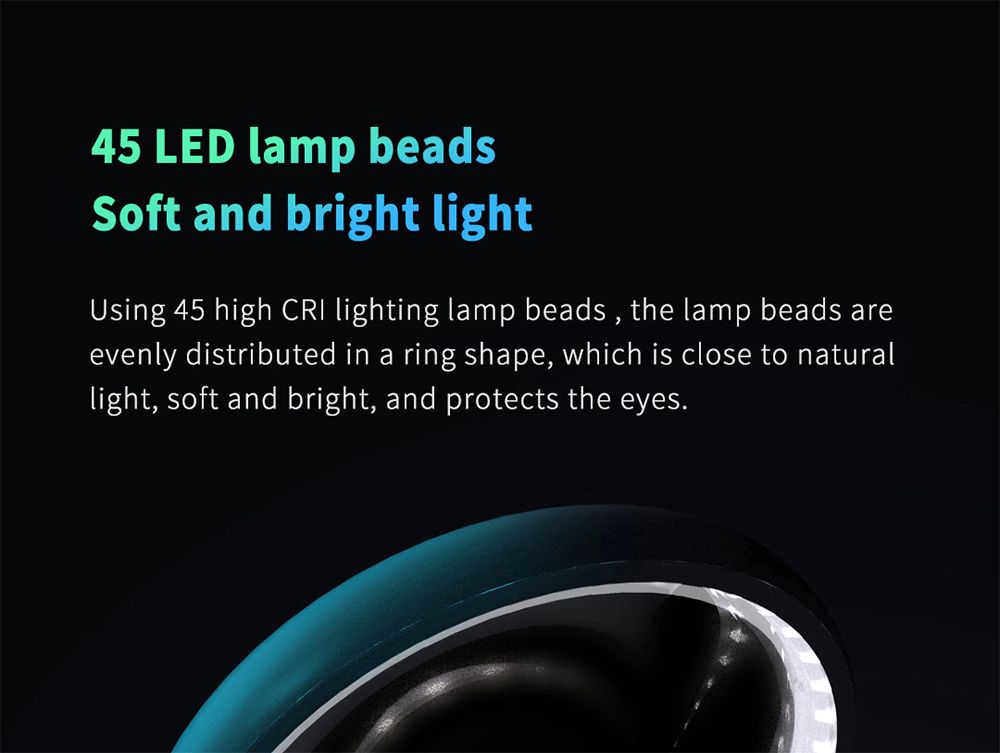 Xiaoda 3X Smart Gravity Sensor Handheld Magnifier Optical Glass Lens Loupe with 45 LED Lights Auto Adjust Brightness Night Light - Smart Version