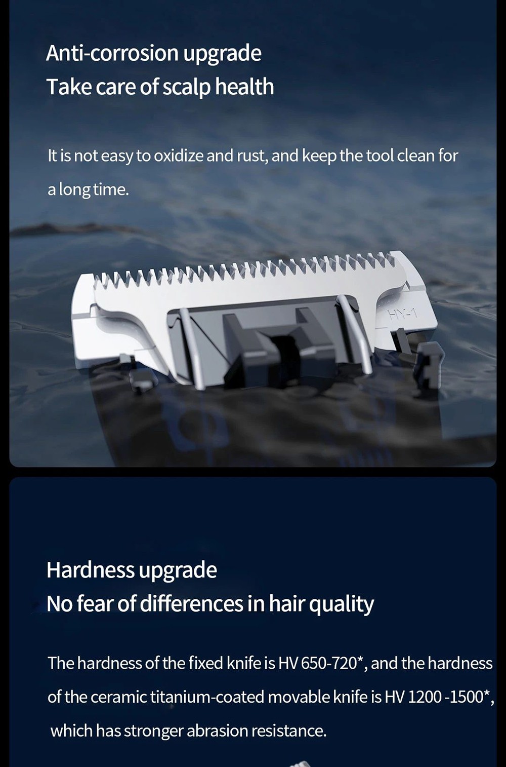 Xiaomi Mijia Elektrische Haarschneidemaschine 0.5-1.7 mm Kurzhaarschnitt lPX7 Wasserdicht 180min Ausdauer