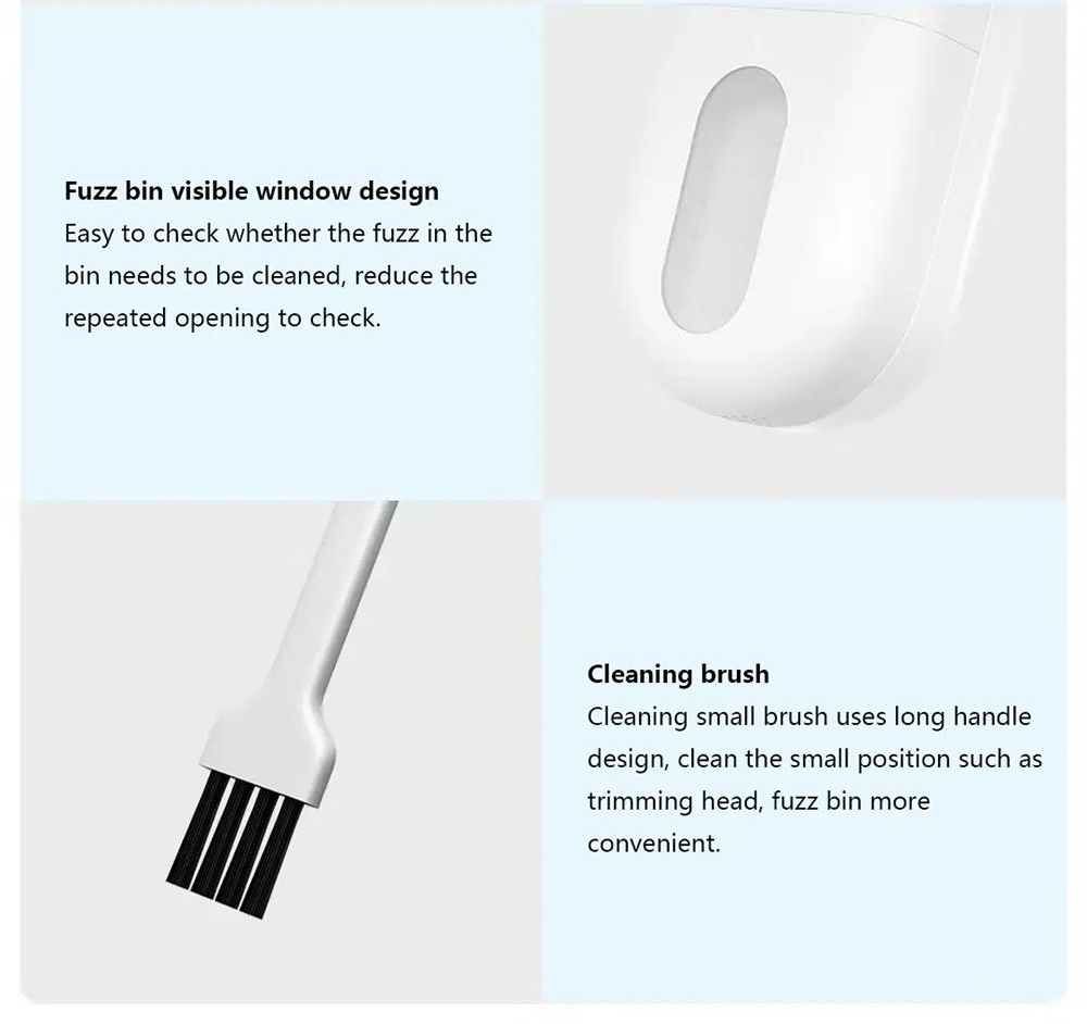 Xiaomi Mijia Lint Remover Fuzz Trimmer White
