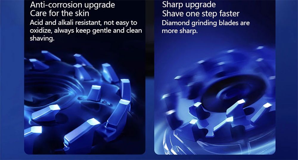 Xiaomi Mijia S700 Elektrikli Tıraş Makinesi Jiletli Sakal Şarj Edilebilir Kuru Islak Sakal Saç Düzeltici