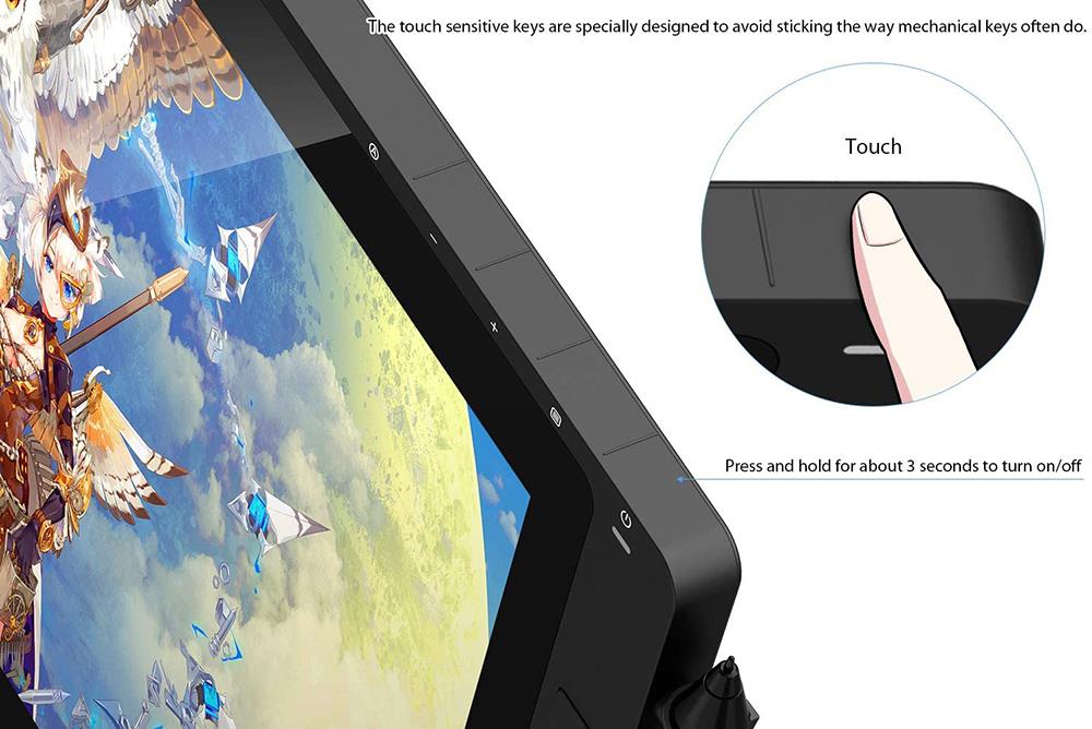 XP-PEN Artist 22R Pro Graphic Tablet with 21.5 Inch FHD Display, PA2 Battery-free Stylus, for Drawing, Design, Editing, Compatible with Windows, Mac - Black