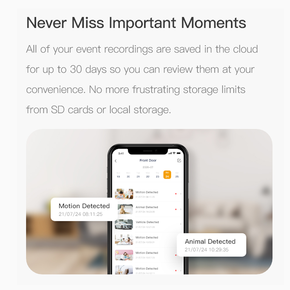 IMOU IP Camera Cloud Storage Account for One Year