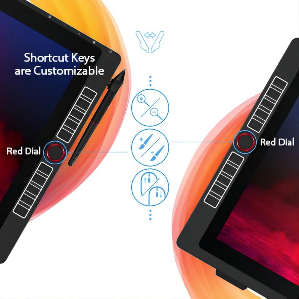 XP-PEN Artist 24 Pro Graphic Tablet with 23.8 Inch 2K QHD Display, for Drawing, Design, Editing, Compatible with Windows, Mac - Black