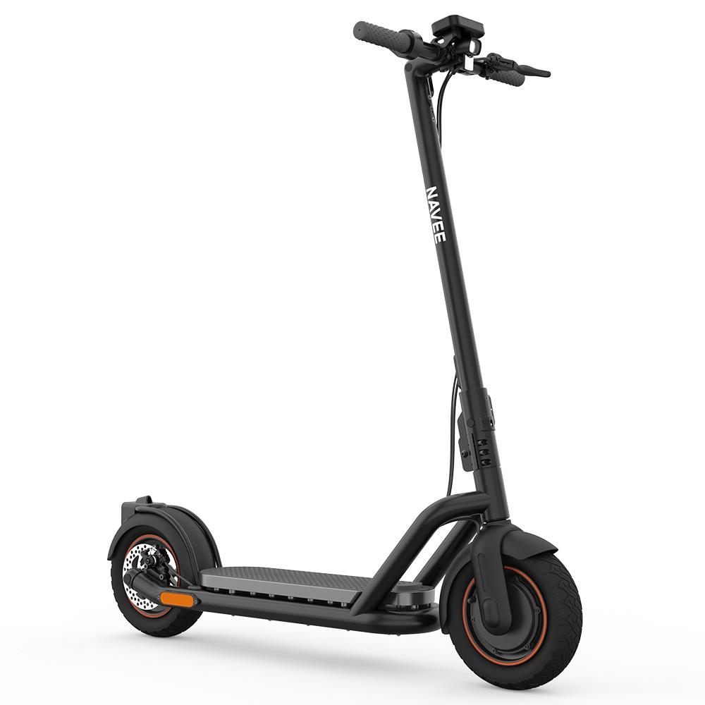 Trottinette Électrique Pliable Pneu 10 Pouces 25 km/h LED Noir