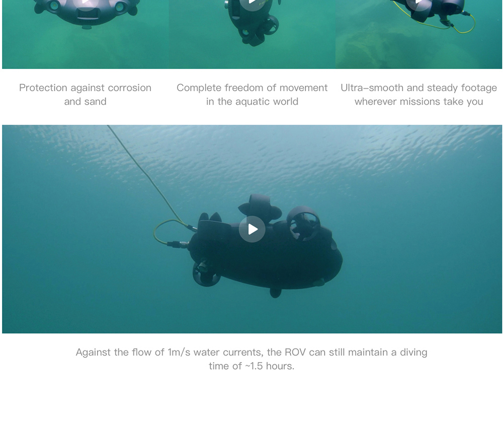 FIFISH V6 EXPERT Robot Multifunctional Underwater Drone M100 Package