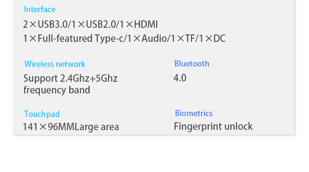 T-Bao T-BOOK X10 Laptop 15.6 inch 1920 x 1080 FHD Screen AMD Athlon Gold 3150U 16GB DDR4 512GB SSD Windows 10 5000mAh Battery Full-size Backlit Keyboard Fingerprint Touchpad - EU Plug