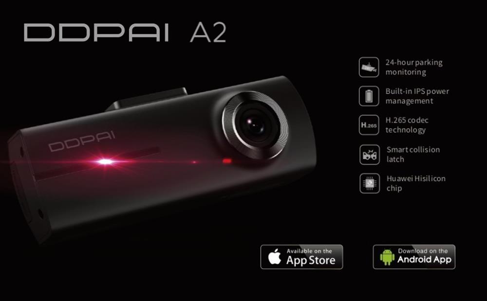 DDPAI A2 Dashcam 24H Surveillance 1080P