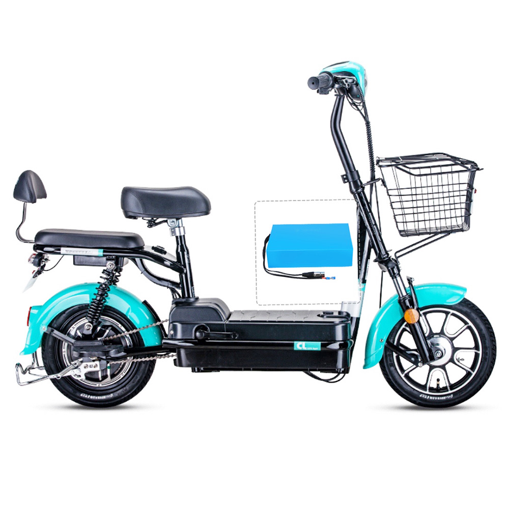HANIWINNER HA201 Elektrický bicykel s dobíjacou lítiovou batériou 48V 20AH 960W s nabíjačkou - modrý