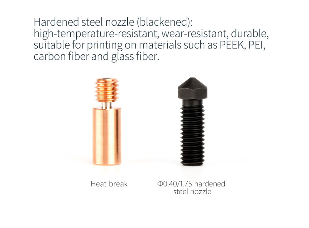 Artillery Direct Extruder for Genius Pro 3D Printer Hard Steel Nozzle Metal Lever Higher Temperature Resistance