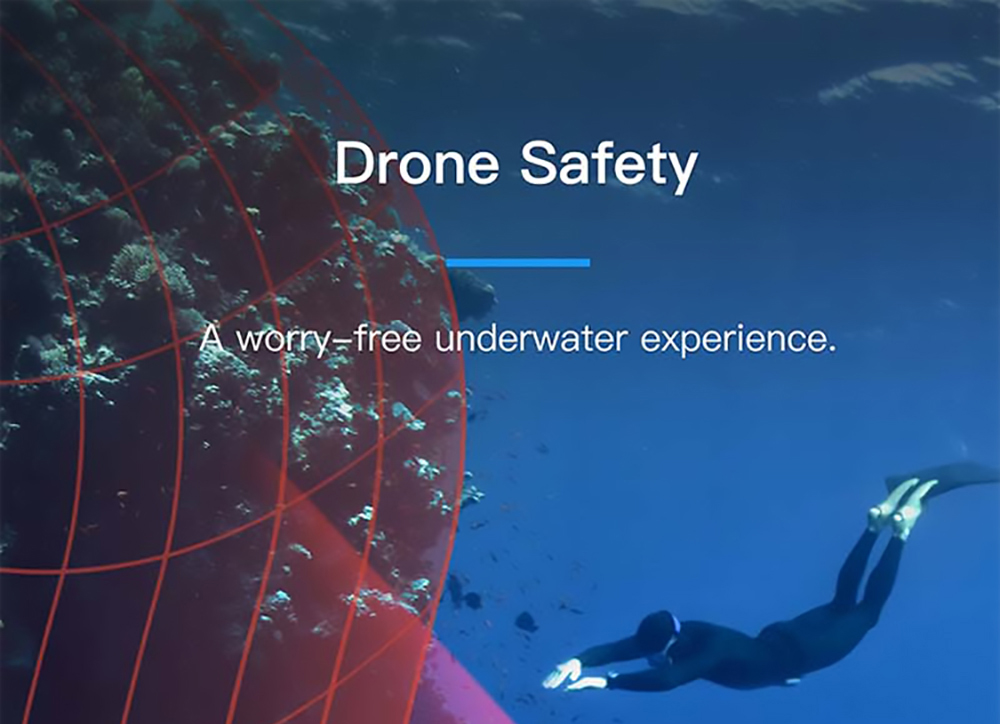 FIFISH V6 หุ่นยนต์ใต้น้ำพร้อมกล้อง 4K UHD 4 ชั่วโมงเวลาทำงาน Head Tracking Immersive VR Control Underwater Drone