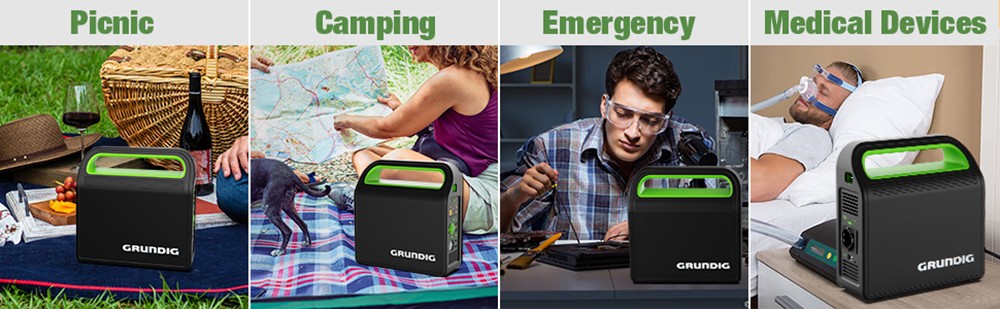 GRUNDIG Portable Power Station Mobile Generator 300Wh