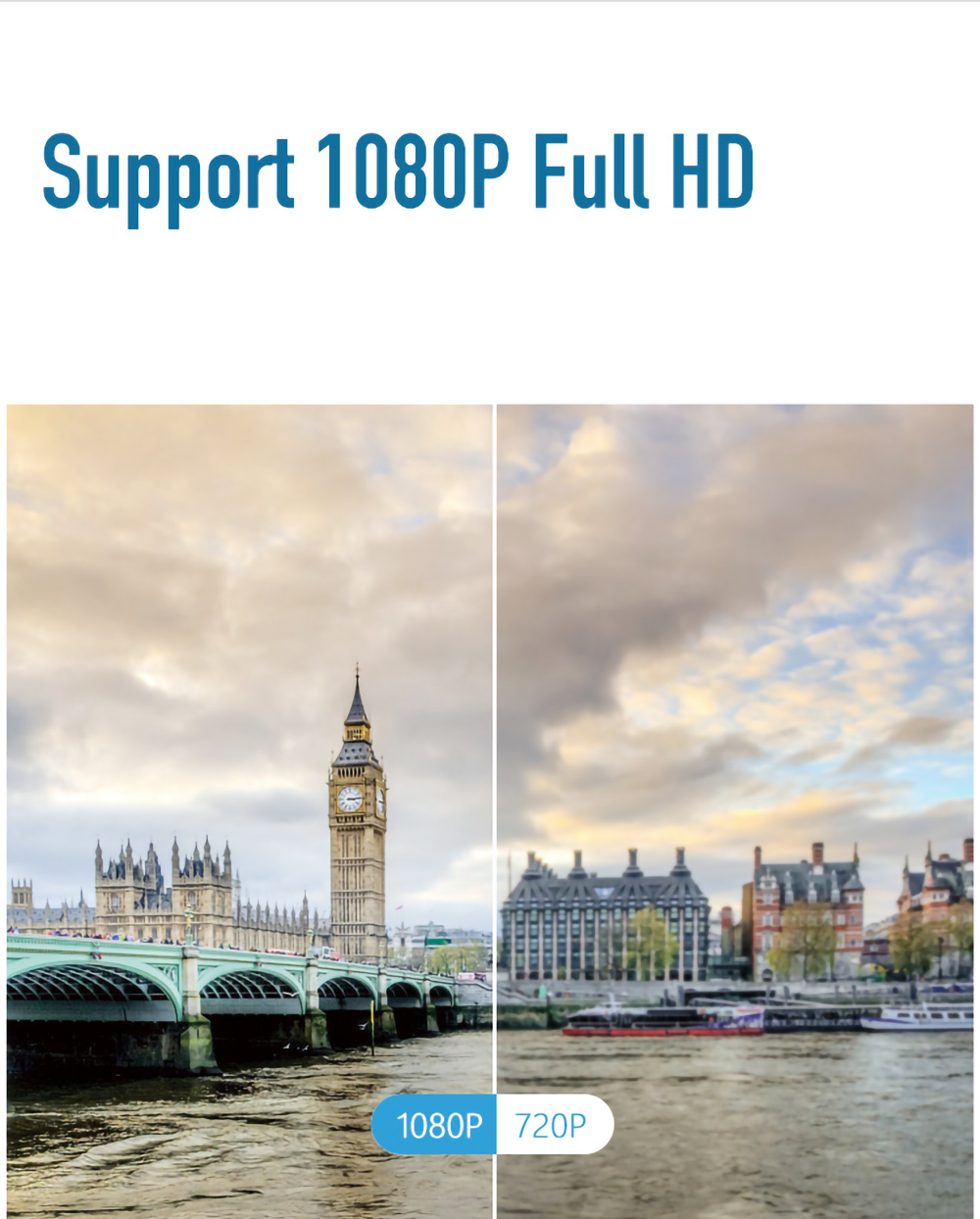 Lenovo LXP200 بروجيكتور ذكي محمول للمنزل والمكتب يدعم دقة 1080 بكسل 200 لومن ANSI تصحيح الانحراف