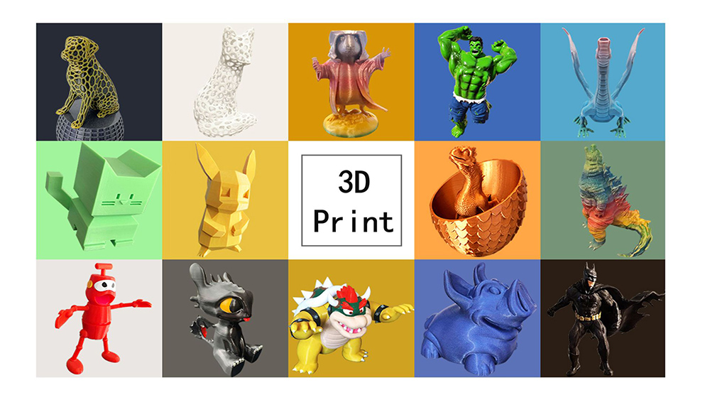 Impressora Makibes 3D 1Kg PLA Filament 1.75mm 2.2LBS por carretel Material de Impressão 3D - Preto