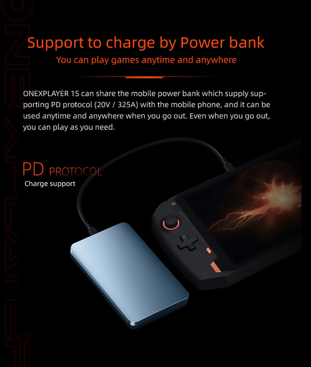 One Netbook ONEXPLAYER 1S Game Console PC 8.4 Inch Pocket Computer AMD Ryzen 7 4800U 16GB RAM 1TB SSD IPS Touch Screen Windows 11 US Plug