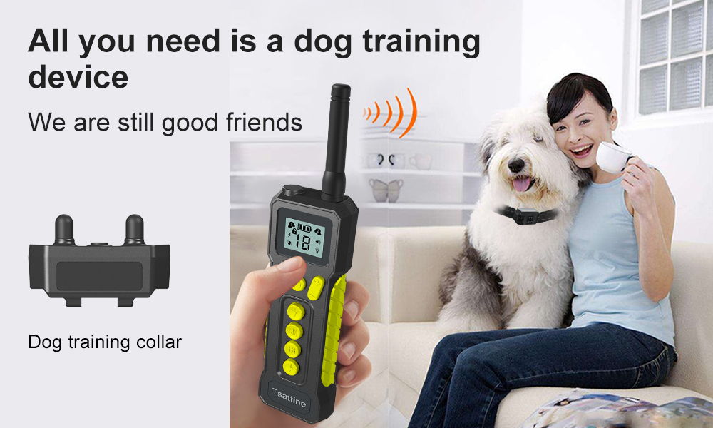 T10 Electric Dog Training Device Collar Wireless LCD Display