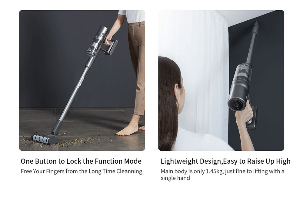 Trouver Power 12 Cordless Handheld Vacuum Cleaner, 125,000rpm 23kpa Suction, Kill  99.9% Mite, Multi Cyclones