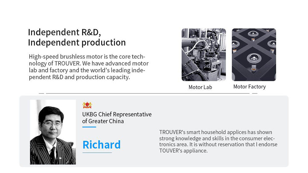 Trouver Power 12 Cordless Handheld Vacuum Cleaner, 125,000rpm 23kpa Suction, Kill  99.9% Mite, Multi Cyclones