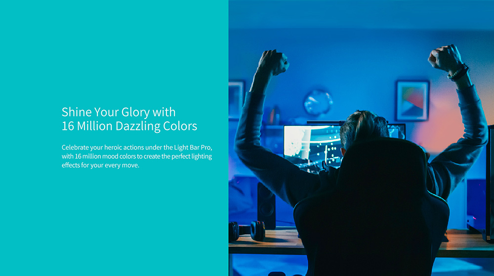 Yeelight LED Display Hanging Light Pro, compatibile con Razer Chroma e Overwolf