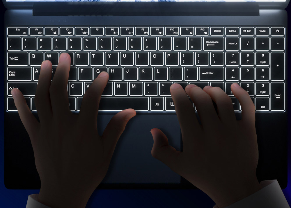 T-Bao T-BOOK X10 Laptop 15.6 inch 1920 x 1080 FHD Screen AMD Athlon Gold 3150U 16GB DDR4 512GB SSD Windows 10 5000mAh Battery Full-size Backlit Keyboard Fingerprint Touchpad - EU Plug