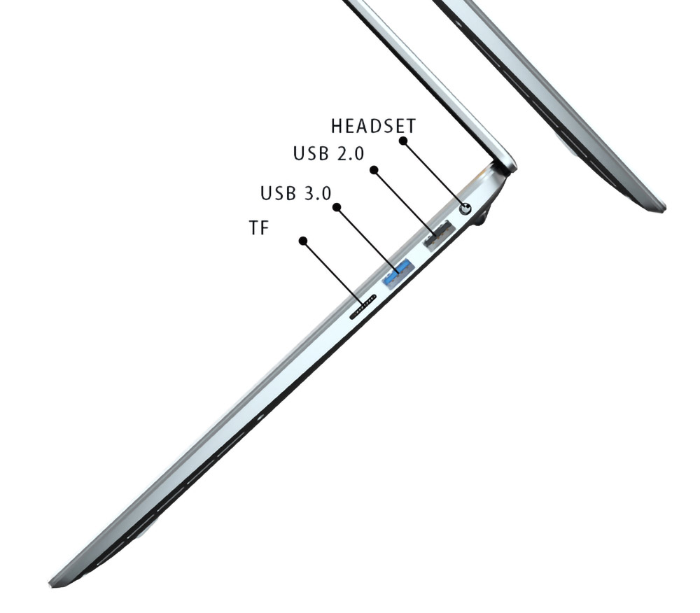 T-Bao T-BOOK X10 Laptop 15.6 inch 1920 x 1080 FHD Screen AMD Athlon Gold 3150U 16GB DDR4 512GB SSD Windows 10 5000mAh Battery Full-size Backlit Keyboard Fingerprint Touchpad - EU Plug