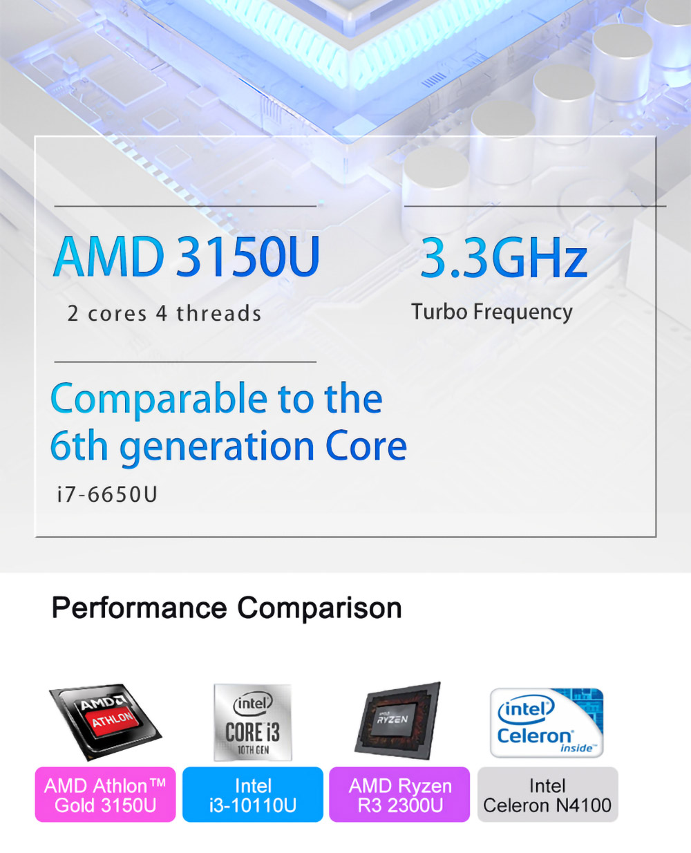 T-Bao T-BOOK X10 Laptop 15.6 inch 1920 x 1080 FHD Screen AMD Athlon Gold 3150U 16GB DDR4 512GB SSD Windows 10 5000mAh Battery Full-size Backlit Keyboard Fingerprint Touchpad - EU Plug