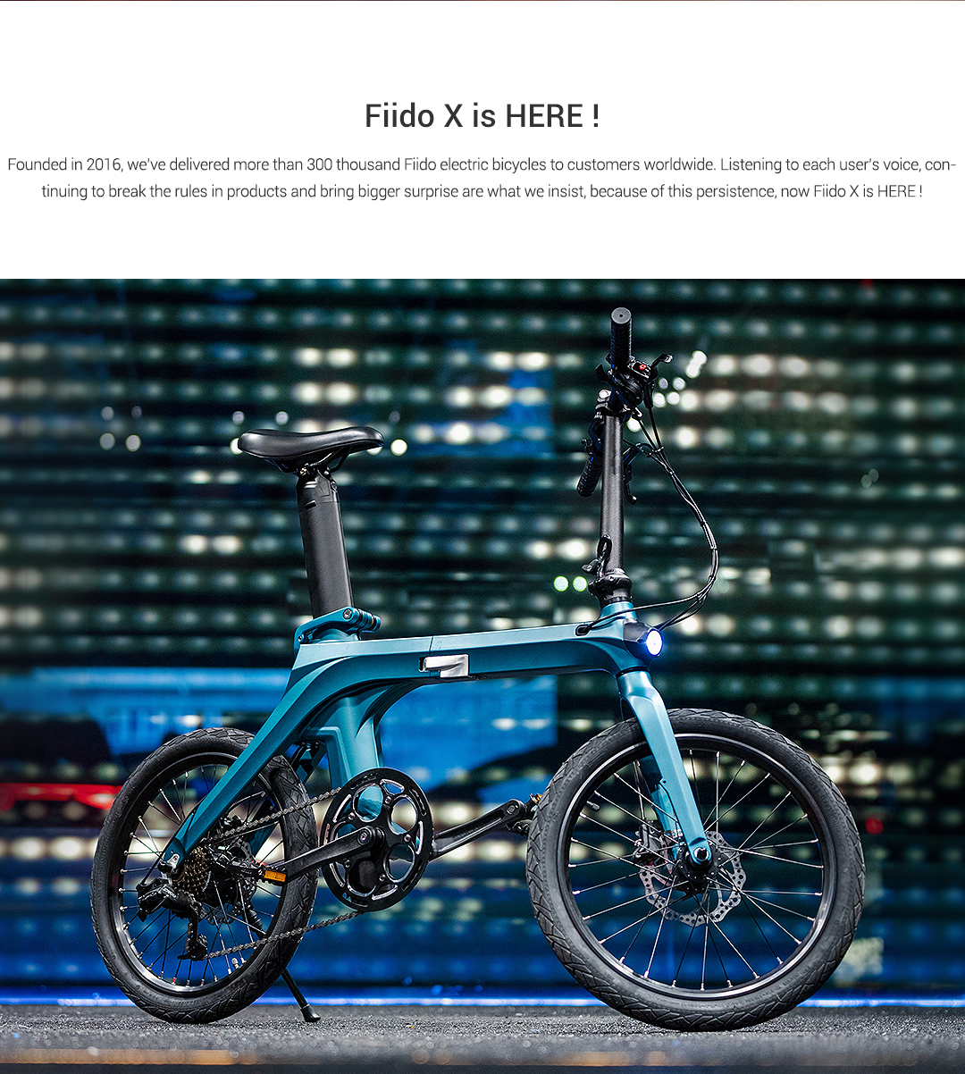 FIIDO D31 Folding Electric Moped Bicycle 20 Inches Tire 250W Power 25km/h Max Speed Three Modes 36V 11.6AH Lithium Battery 130km Range Adjustable Seat Dual Disc Brakes with LCD Display for Adults Teenagers - Blue