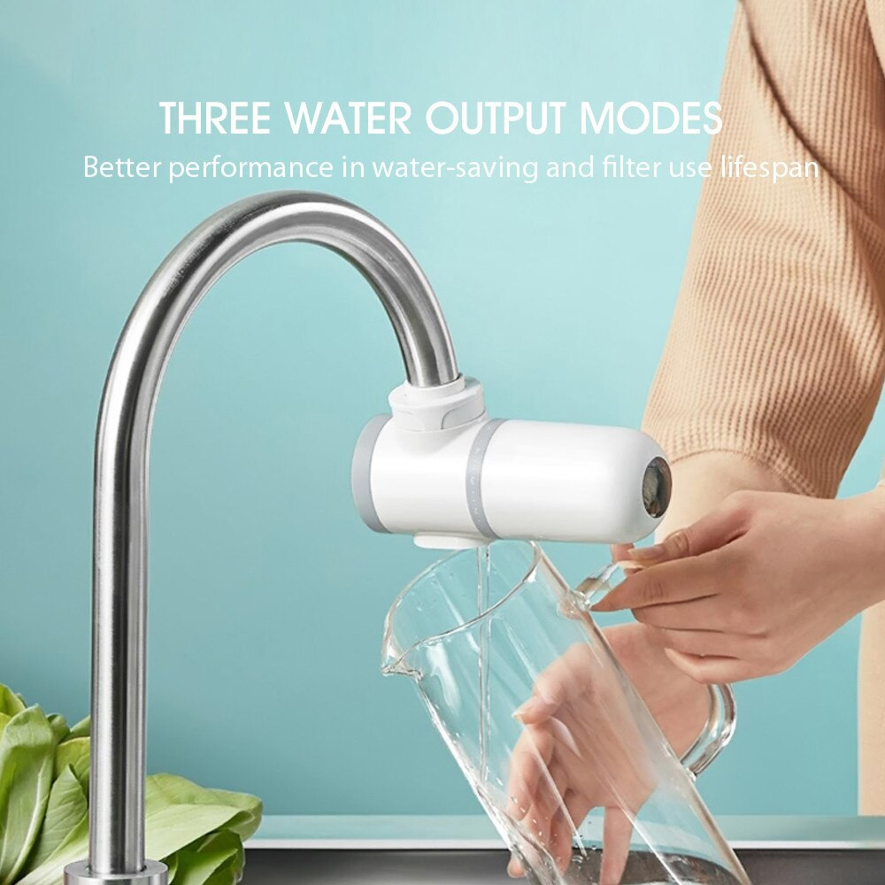 Xiaomi Mijia MUL11 Faucet Water Filter Purifier 0.1um Ultra-fine Fiber 4 Filtration System 3 Faucet Modes